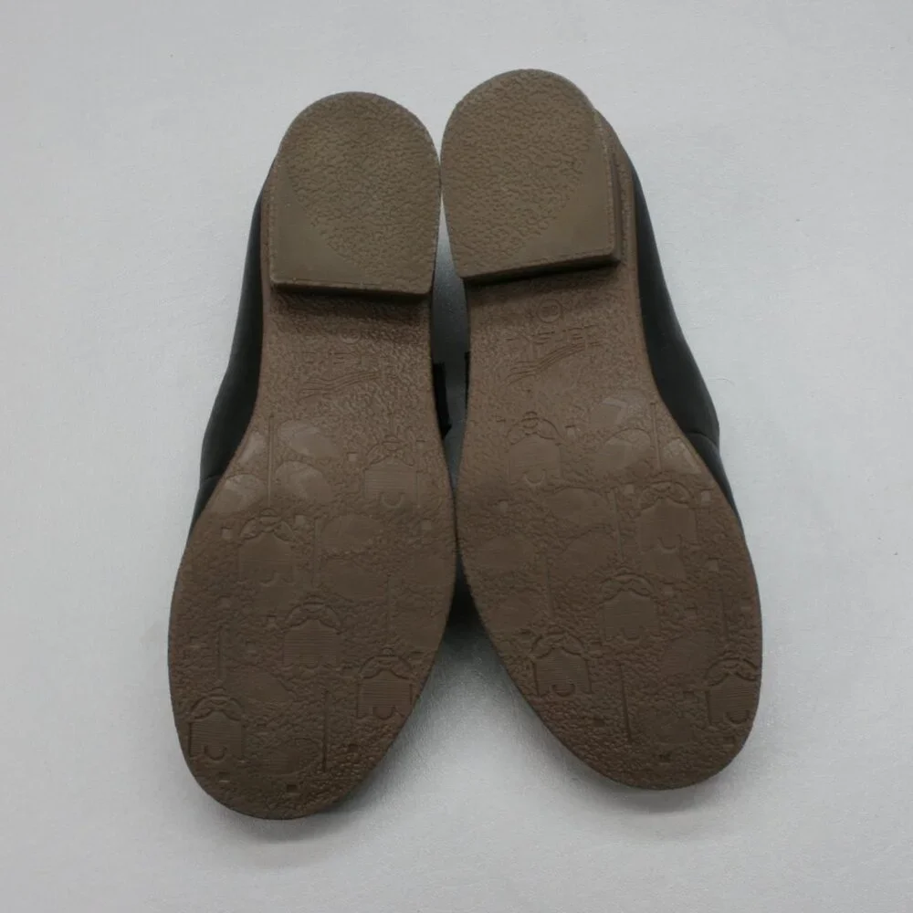Dansko 39 Ladies 8.5-9 Brandy Black Burnished Leather Mary Jane Hook Loop Shoes - Picture 8 of 12